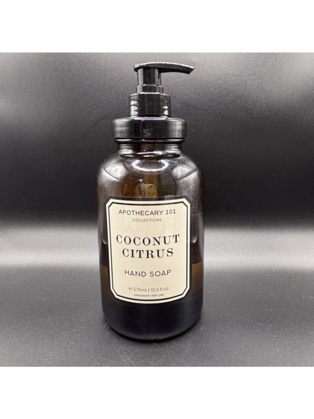 Apothecary 101 Collections Hand Wash Coconut Citrus 20 fl oz Dark Glass Bottle - Picture 3 of 16